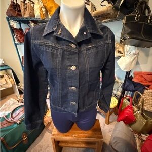 Riveted By Lee: Denim Jacket - Rare Vintage 90s Women's, S /M size- MADE IN USA